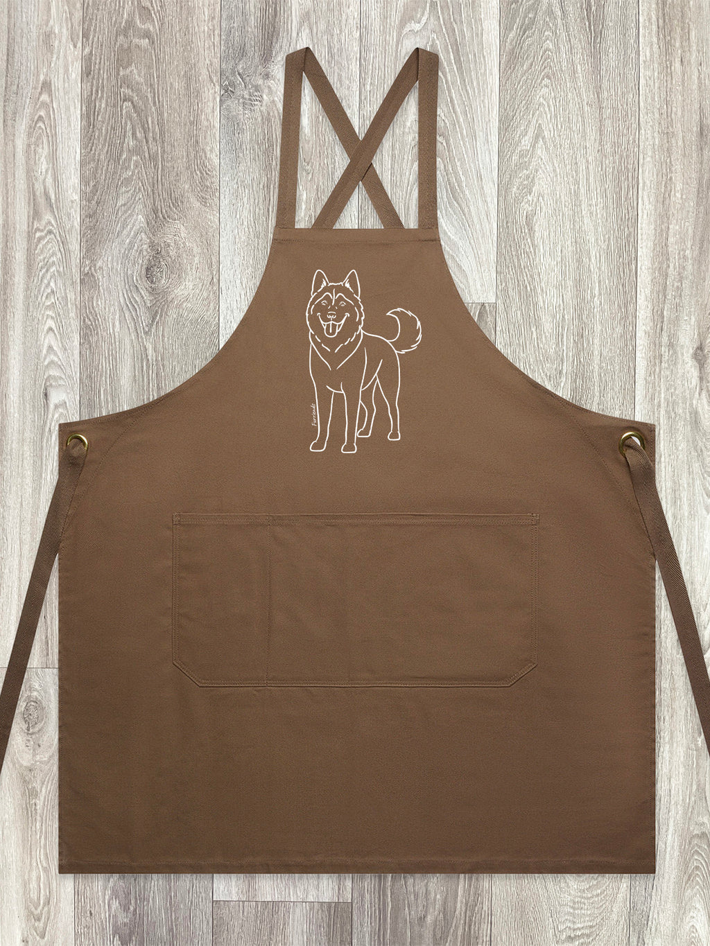 Husky Jarrah Crossback Apron