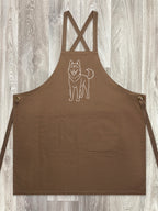 Husky Jarrah Crossback Apron