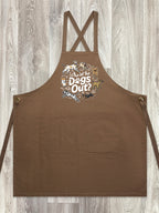 Who Let The Dogs Out? Jarrah Crossback Apron