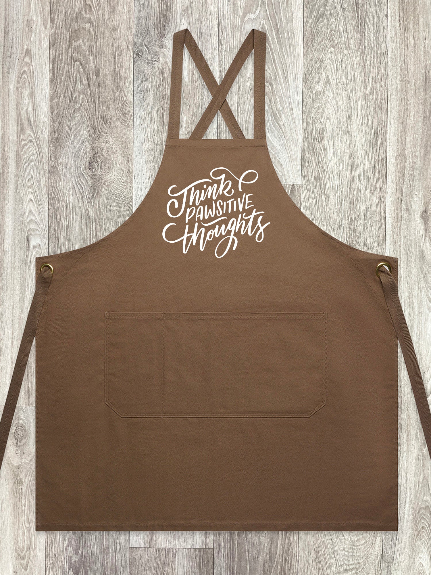 Think Pawsitive Thoughts Jarrah Crossback Apron