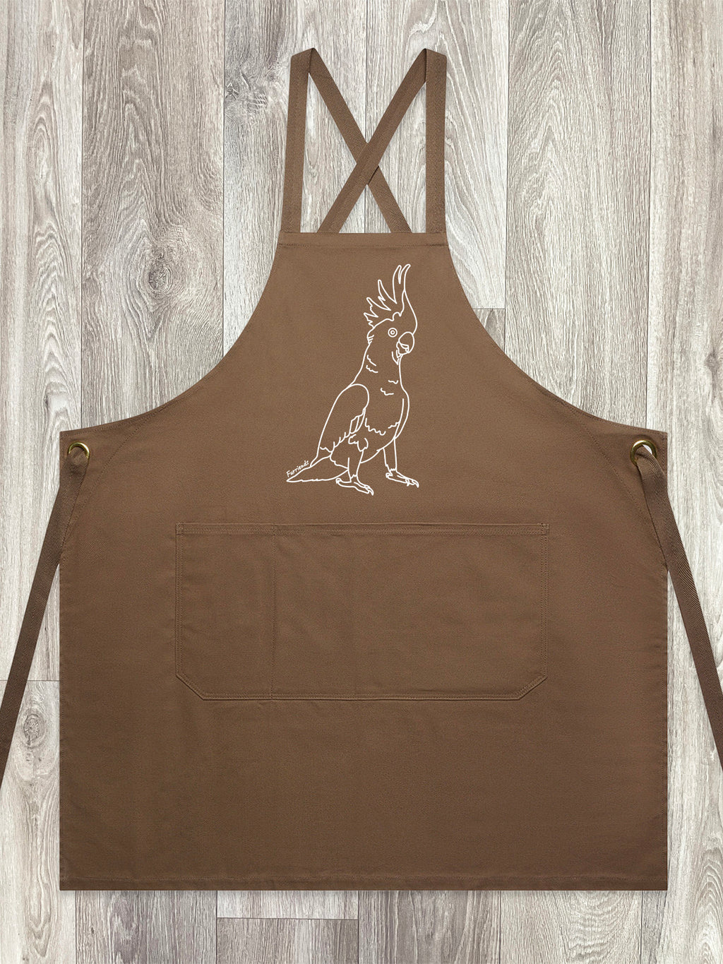 Sulphur-Crested Cockatoo Jarrah Crossback Apron