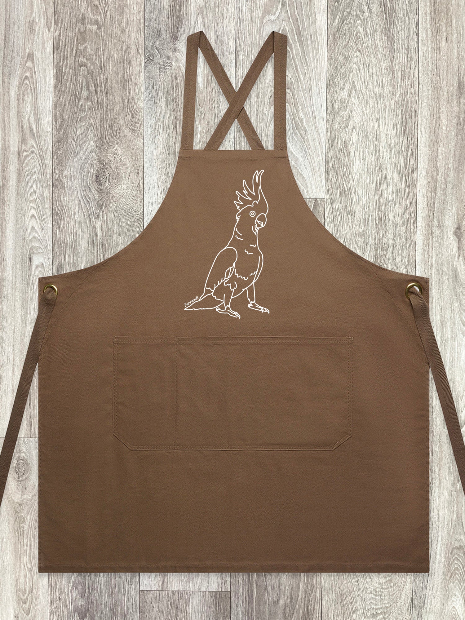 Sulphur-Crested Cockatoo Jarrah Crossback Apron
