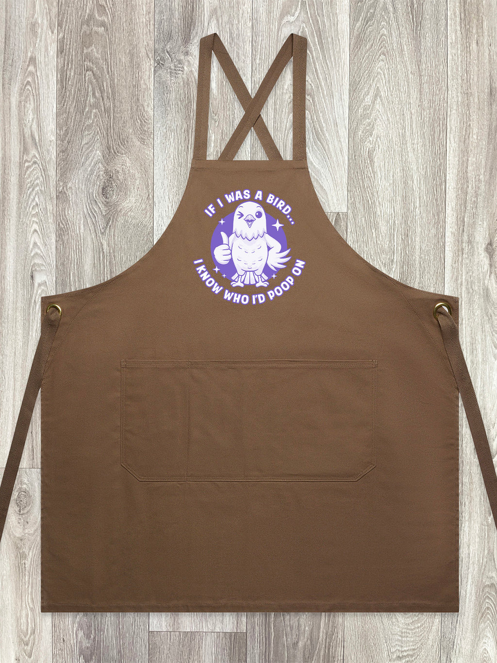 If I Was A Bird Jarrah Crossback Apron