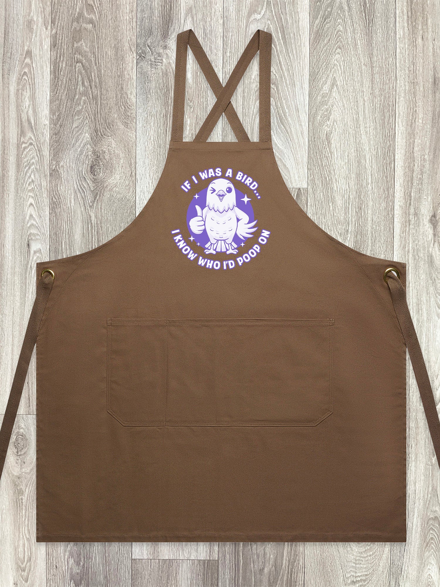 If I Was A Bird Jarrah Crossback Apron