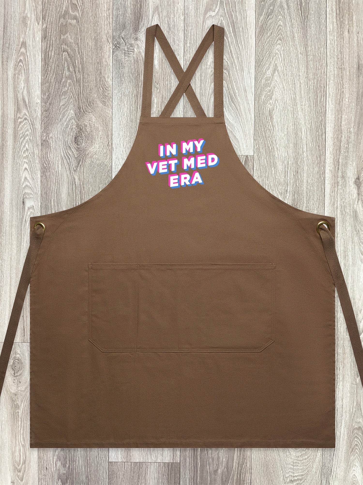In My Vet Med Era Jarrah Crossback Apron