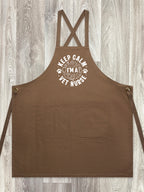 Keep Calm I'm A Vet Nurse Jarrah Crossback Apron