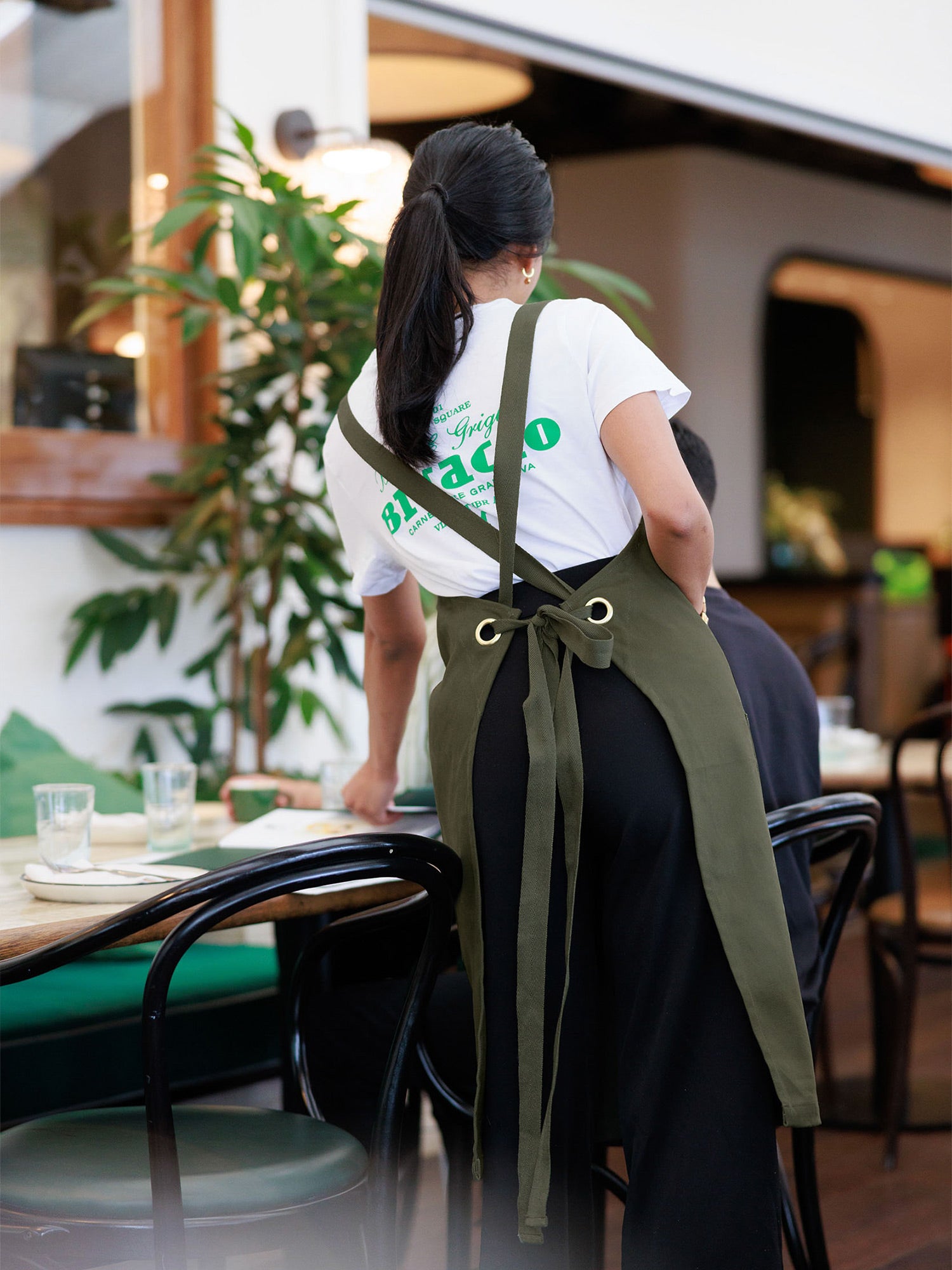 Dog Breed Jarrah Crossback Apron (Customisable)