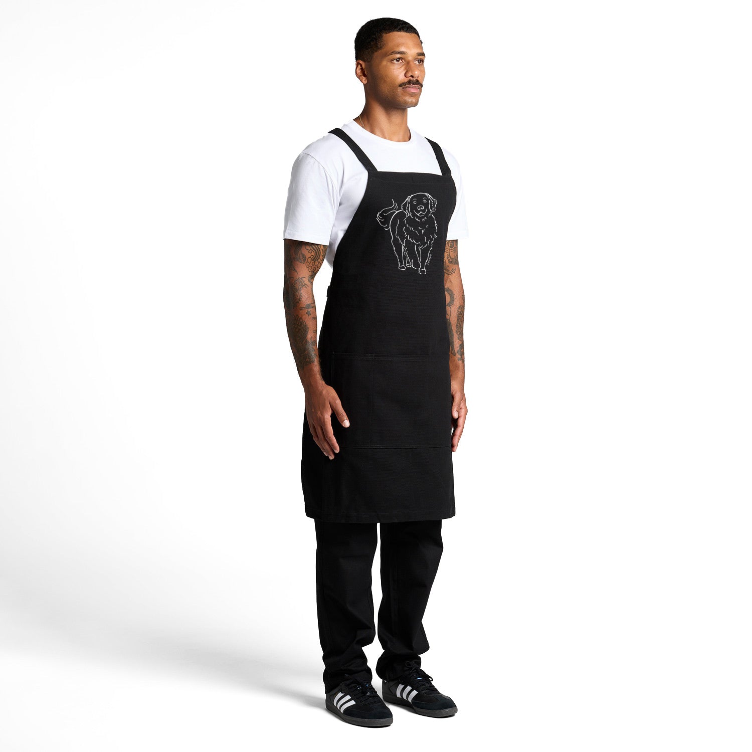 Dog Breed Jarrah Crossback Apron (Customisable)