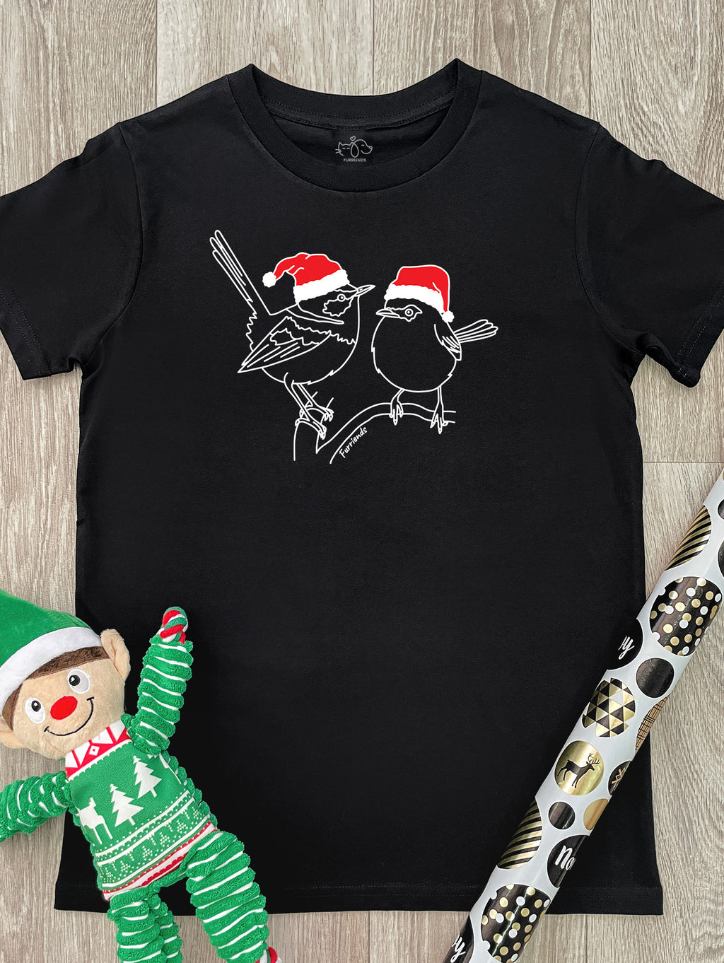 Superb Fairy Wren Christmas Edition Youth Tee