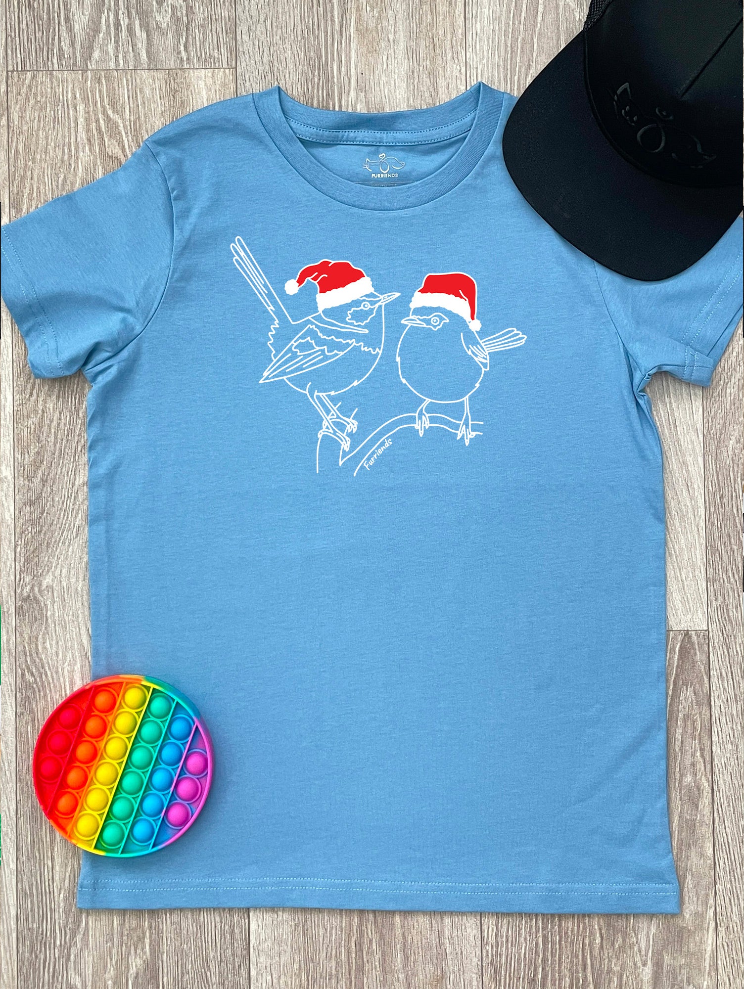 Superb Fairy Wren Christmas Edition Youth Tee