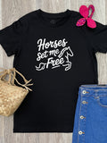 Horses Set Me Free Youth Tee