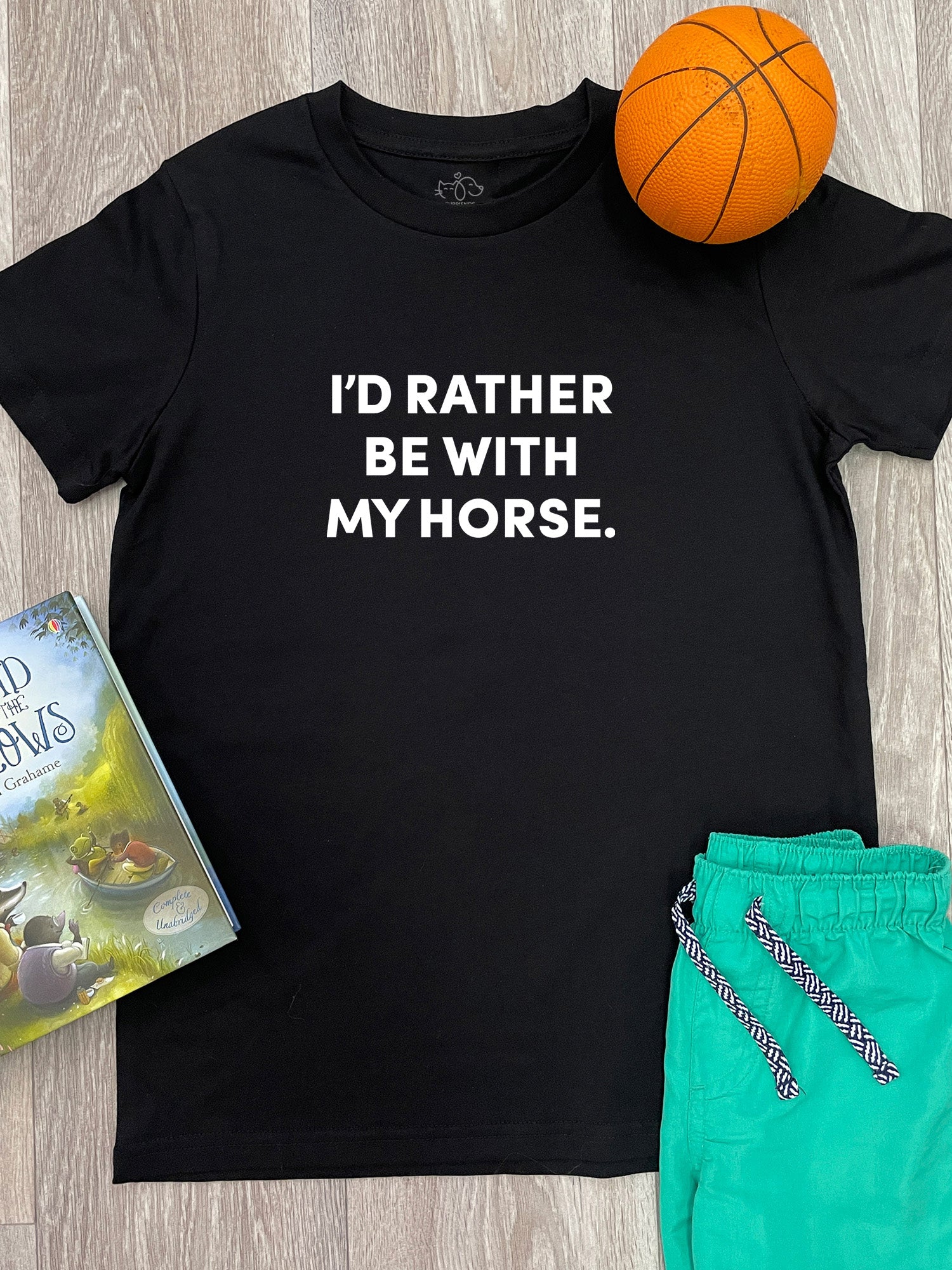 I'd Rather Be With My Horse. Youth Tee
