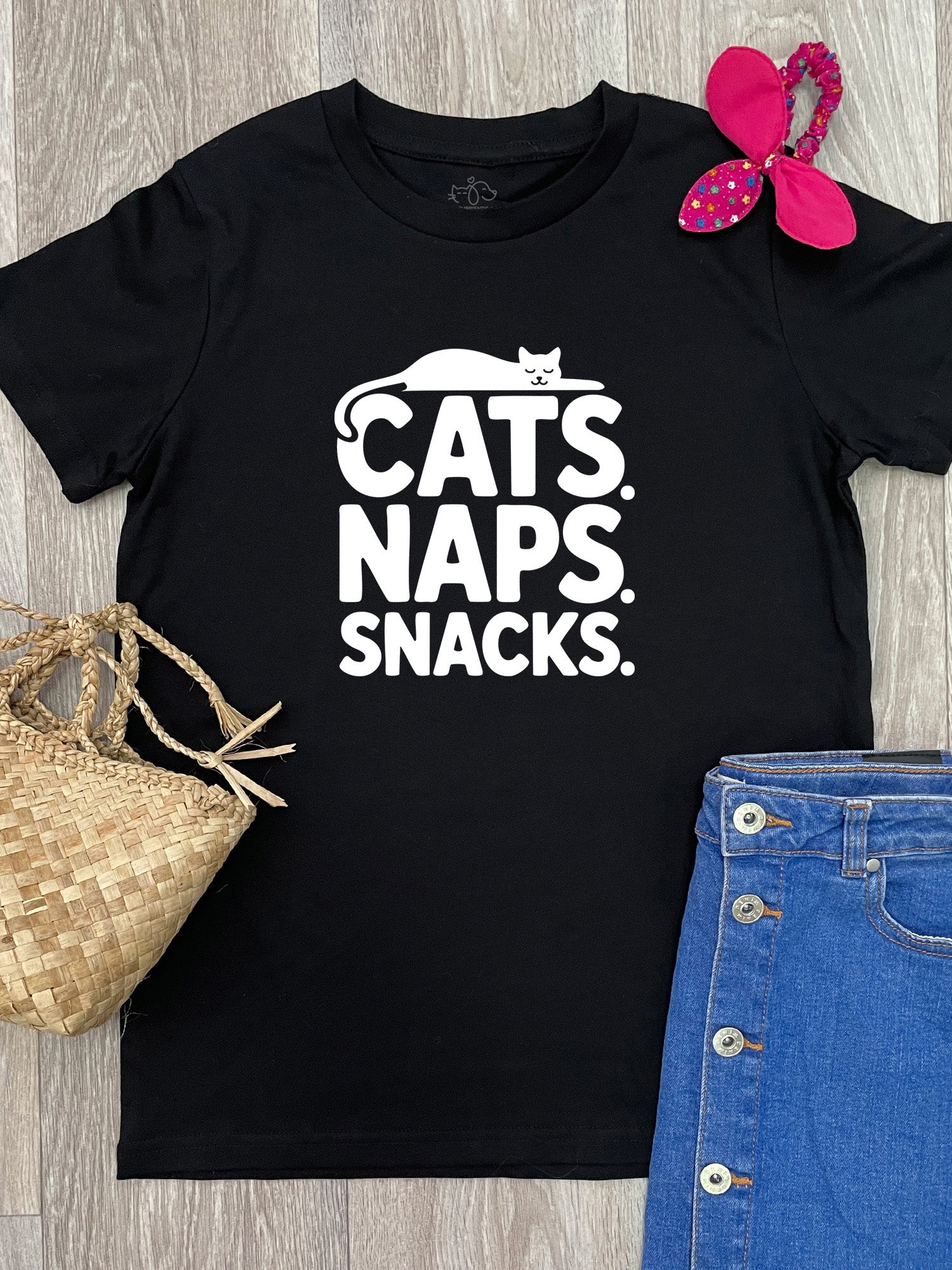 Cats. Naps. Snacks. Youth Tee