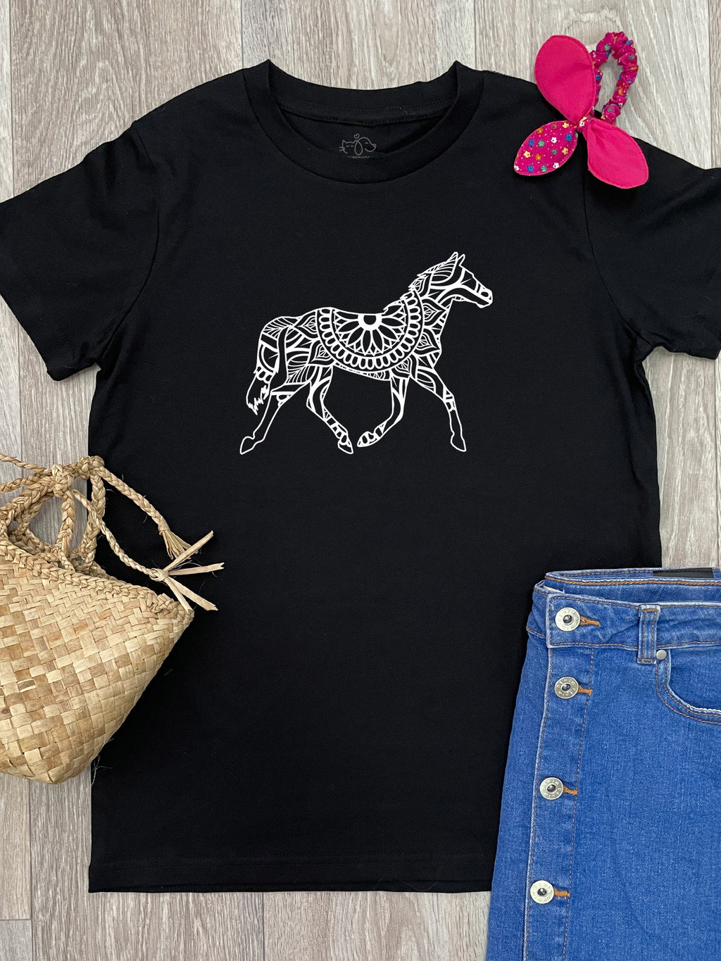 Horse Mandala Youth Tee