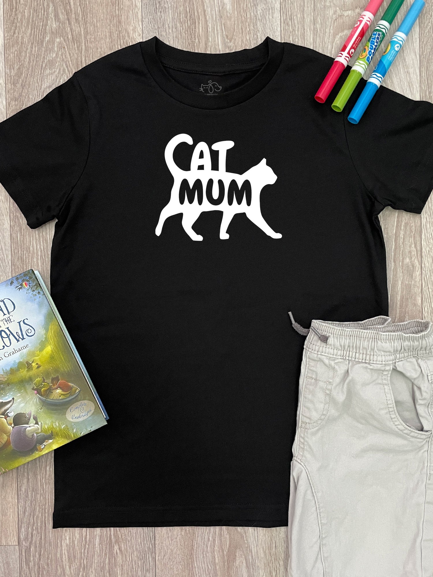 Cat Mum Silhouette Youth Tee