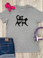 Cat Mum Silhouette Youth Tee