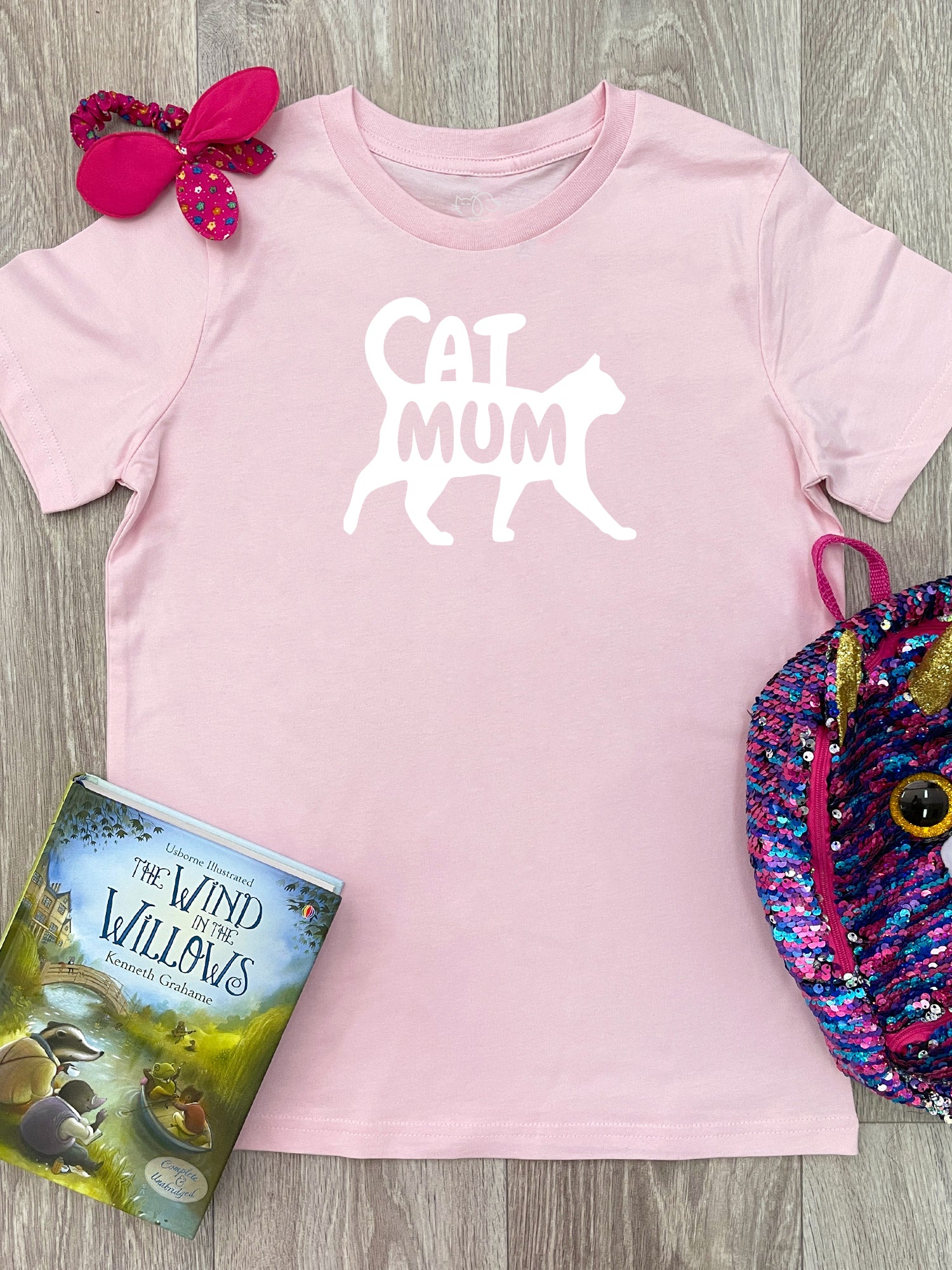 Cat Mum Silhouette Youth Tee