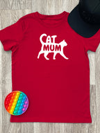 Cat Mum Silhouette Youth Tee