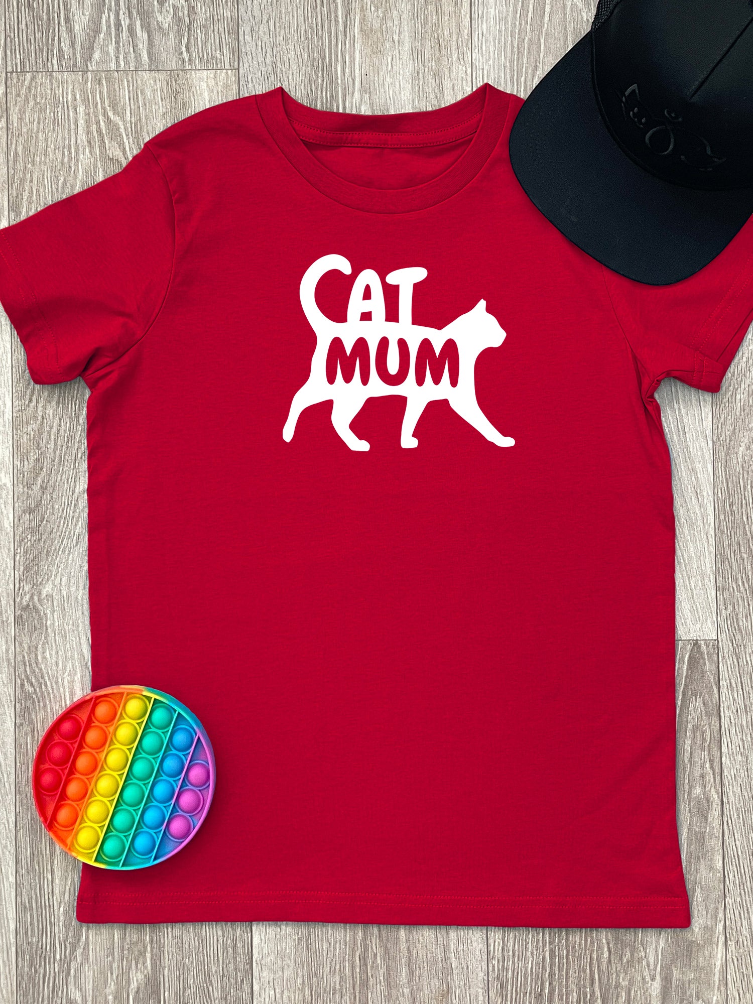 Cat Mum Silhouette Youth Tee