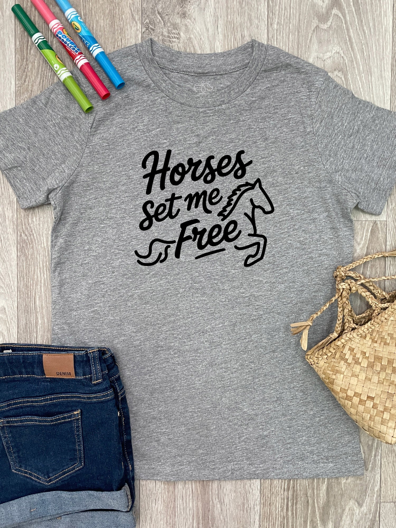 Horses Set Me Free Youth Tee