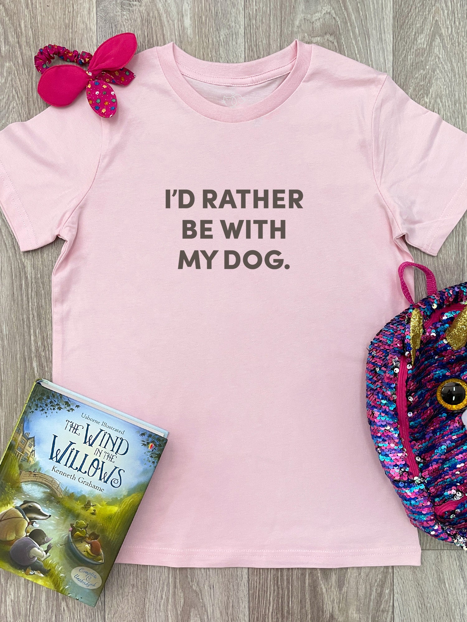 I'd Rather Be With My Dog. Youth Tee