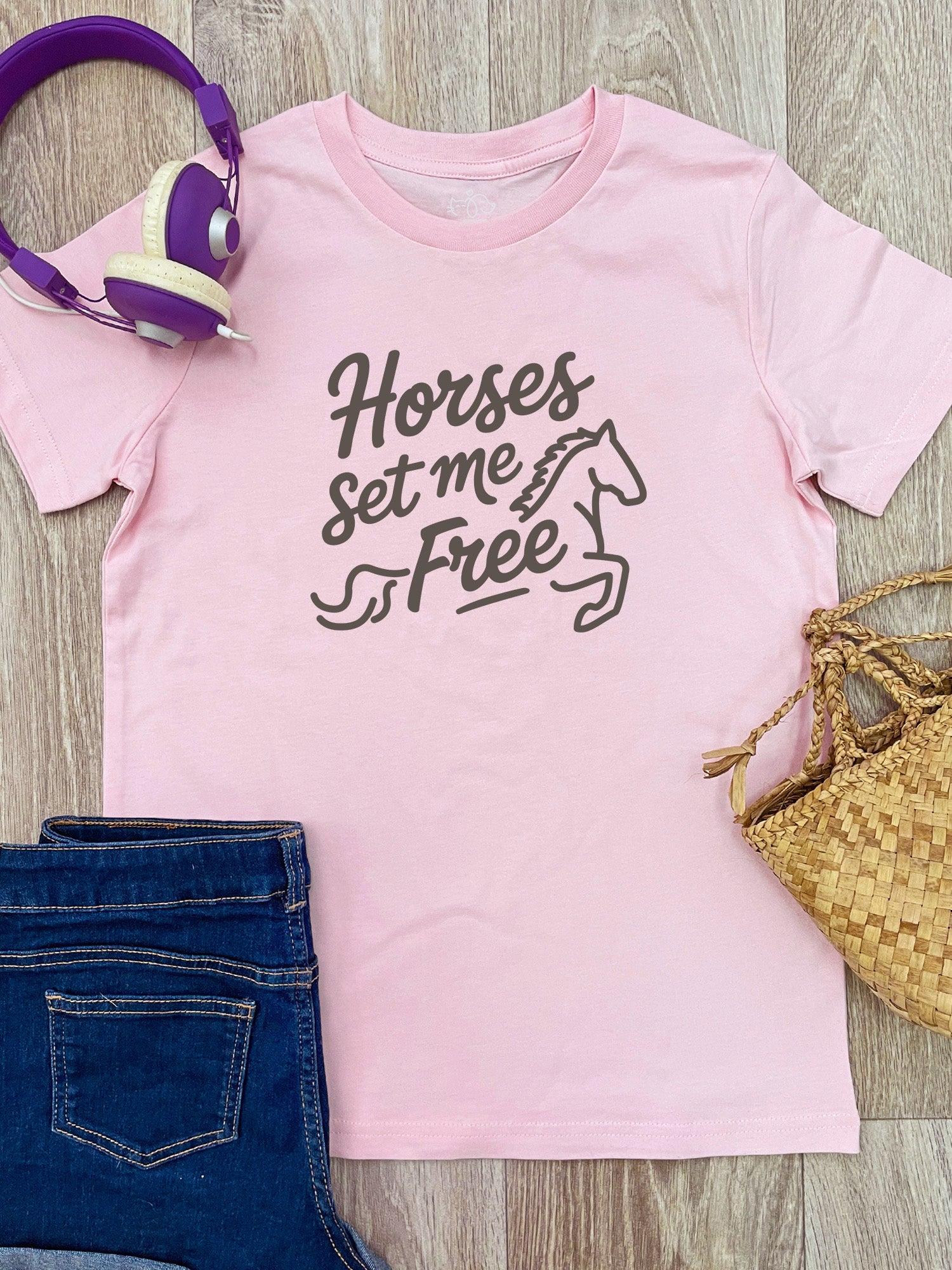 Horses Set Me Free Youth Tee