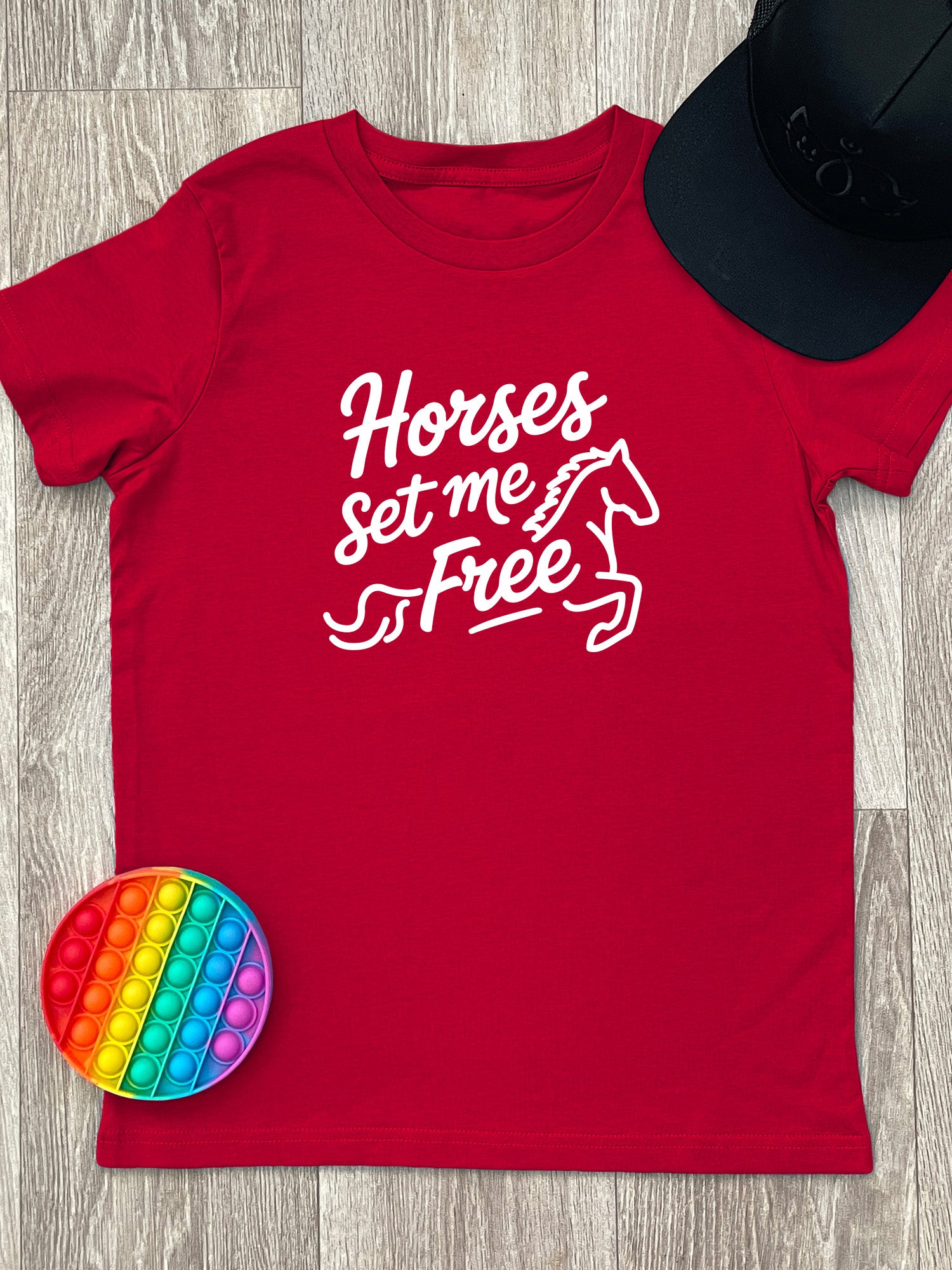 Horses Set Me Free Youth Tee