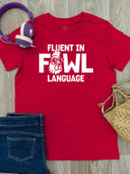 Fluent In Fowl Language Youth Tee