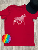 Horse Mandala Youth Tee