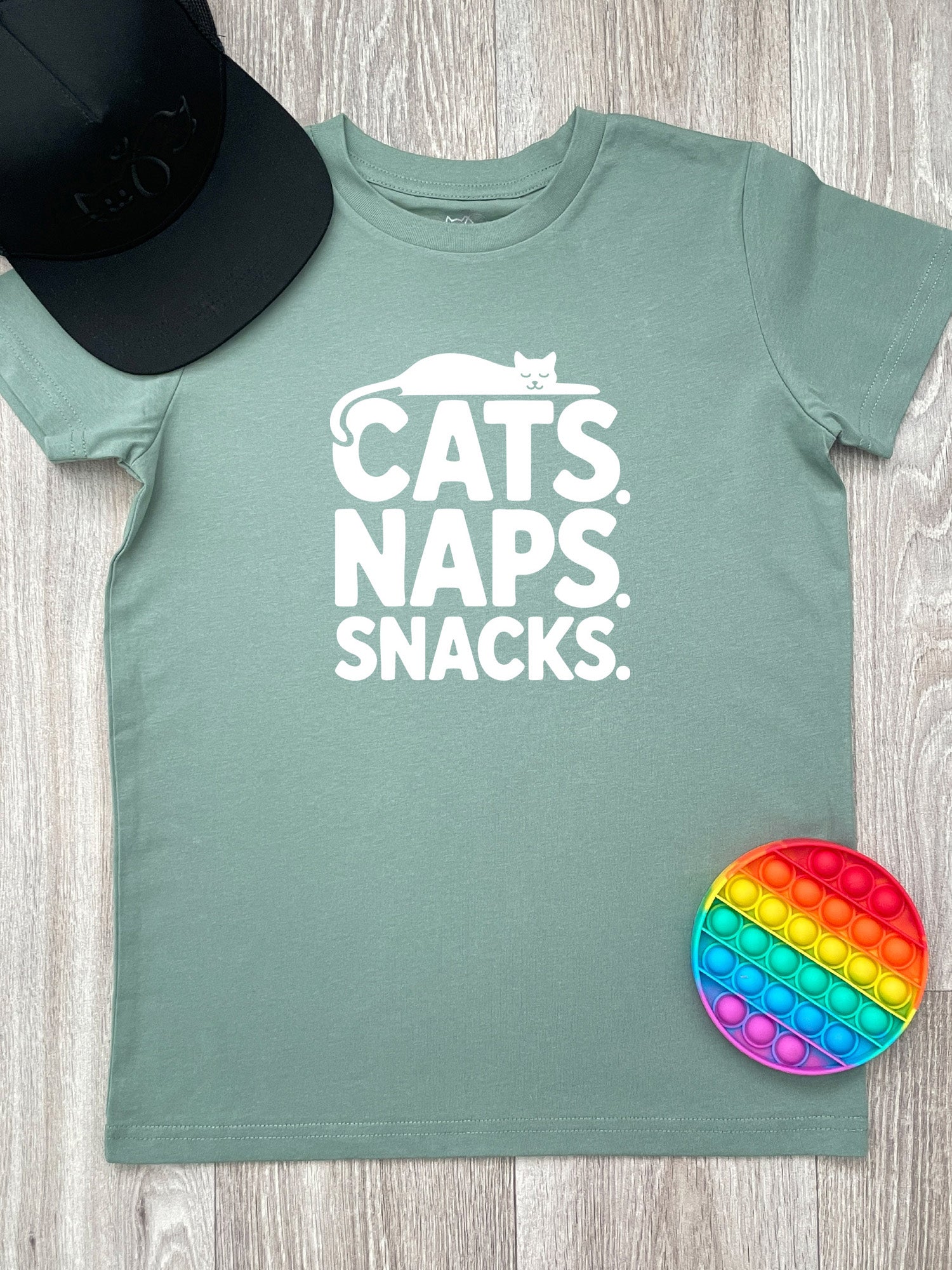 Cats. Naps. Snacks. Youth Tee