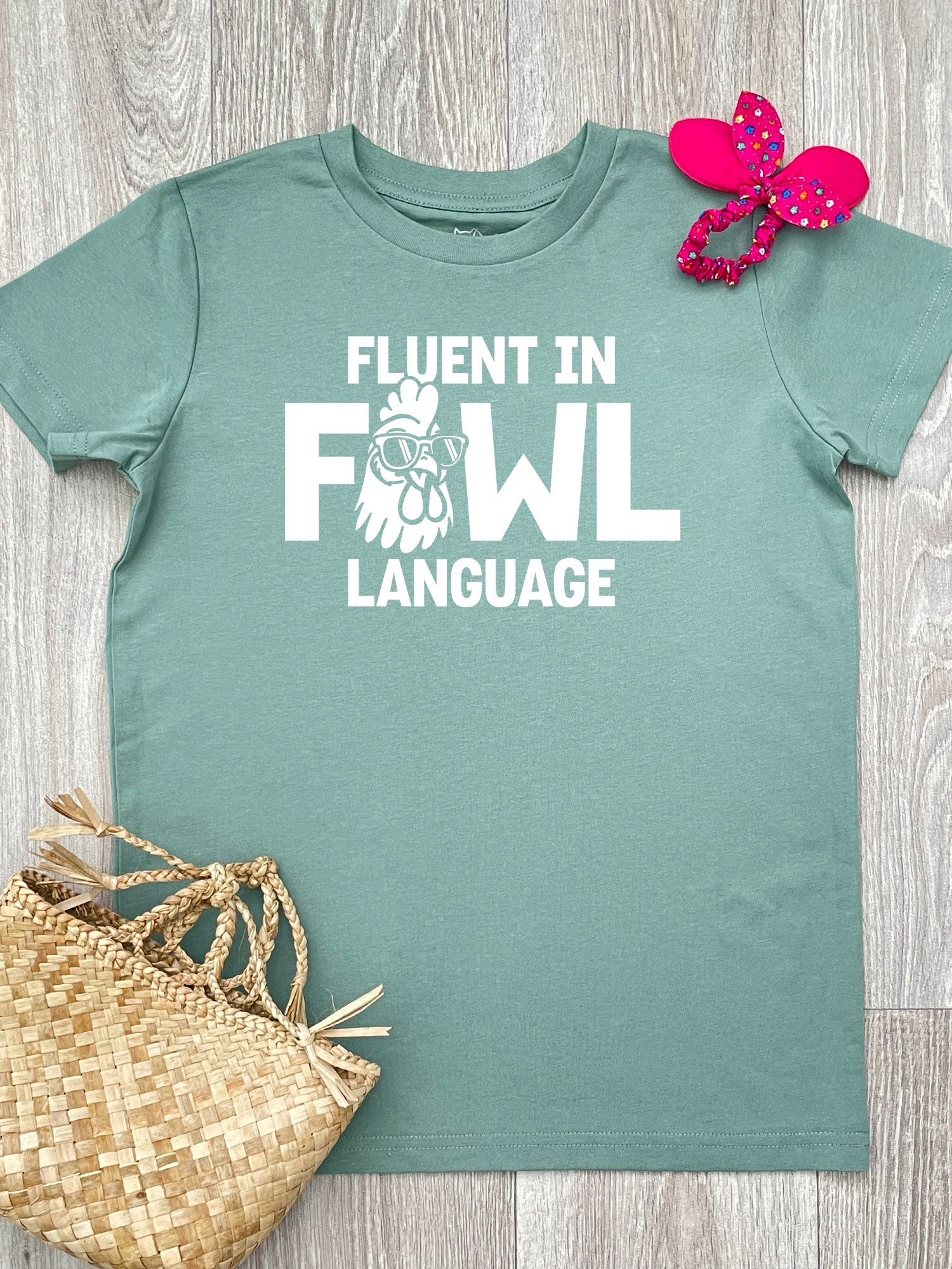 Fluent In Fowl Language Youth Tee
