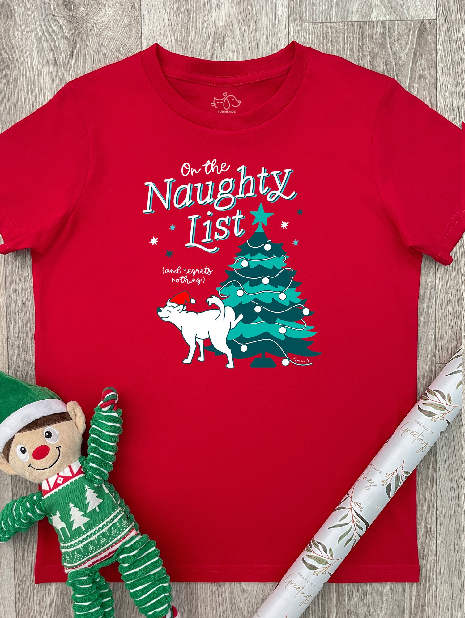 On The Naughty List - Dog Youth Tee