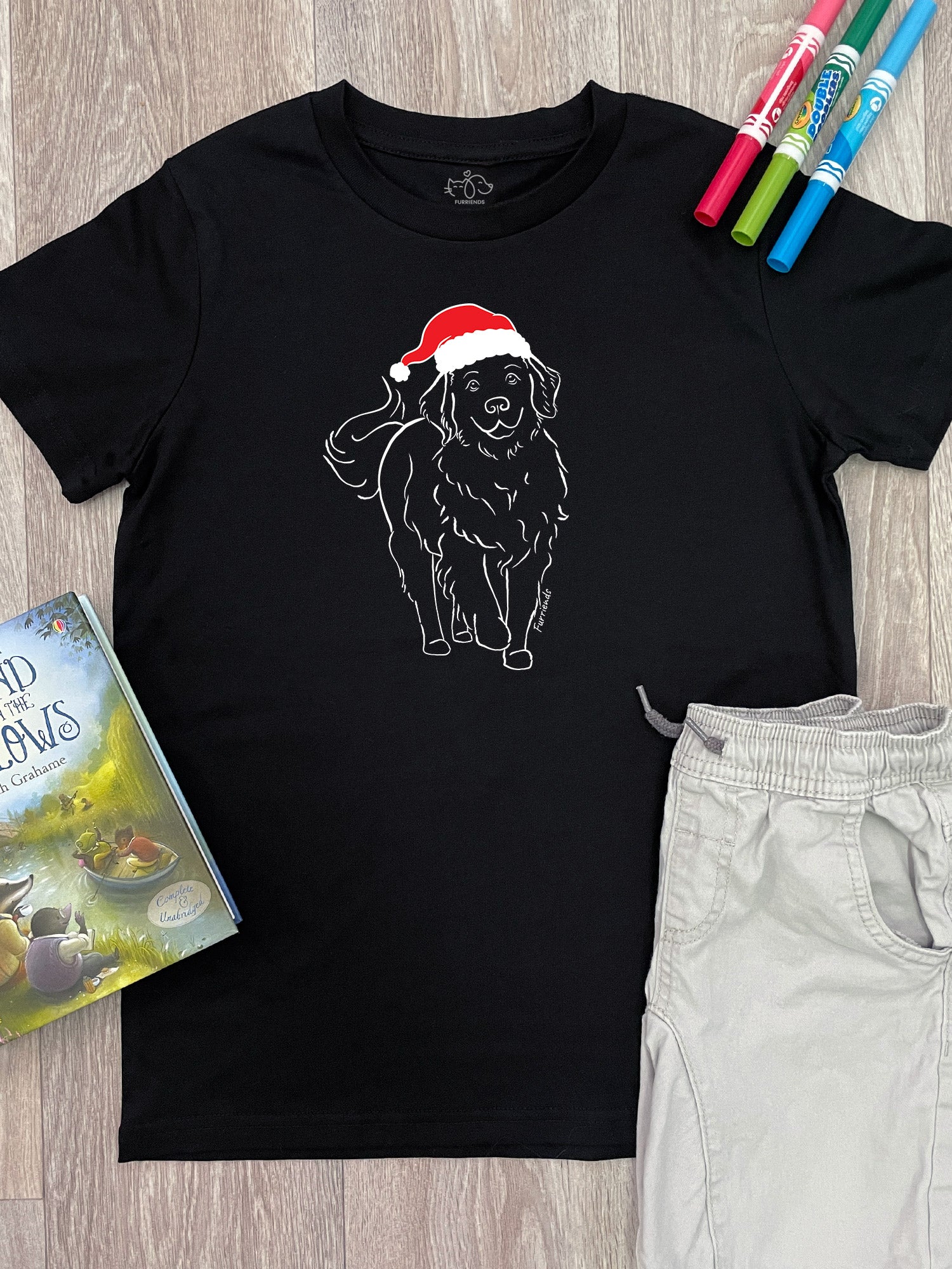 Golden Retriever Christmas Edition Youth Tee