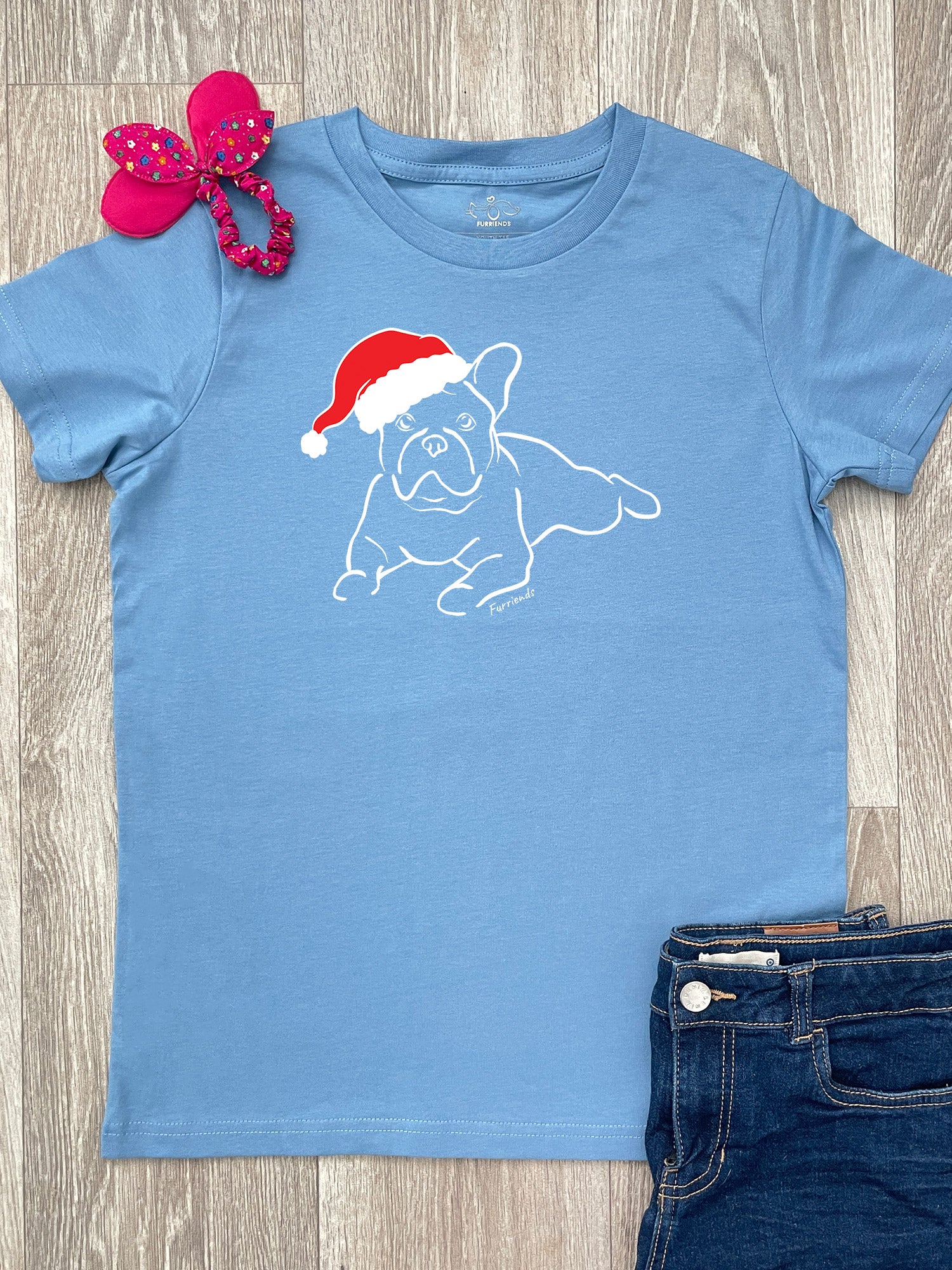French Bulldog Christmas Edition Youth Tee