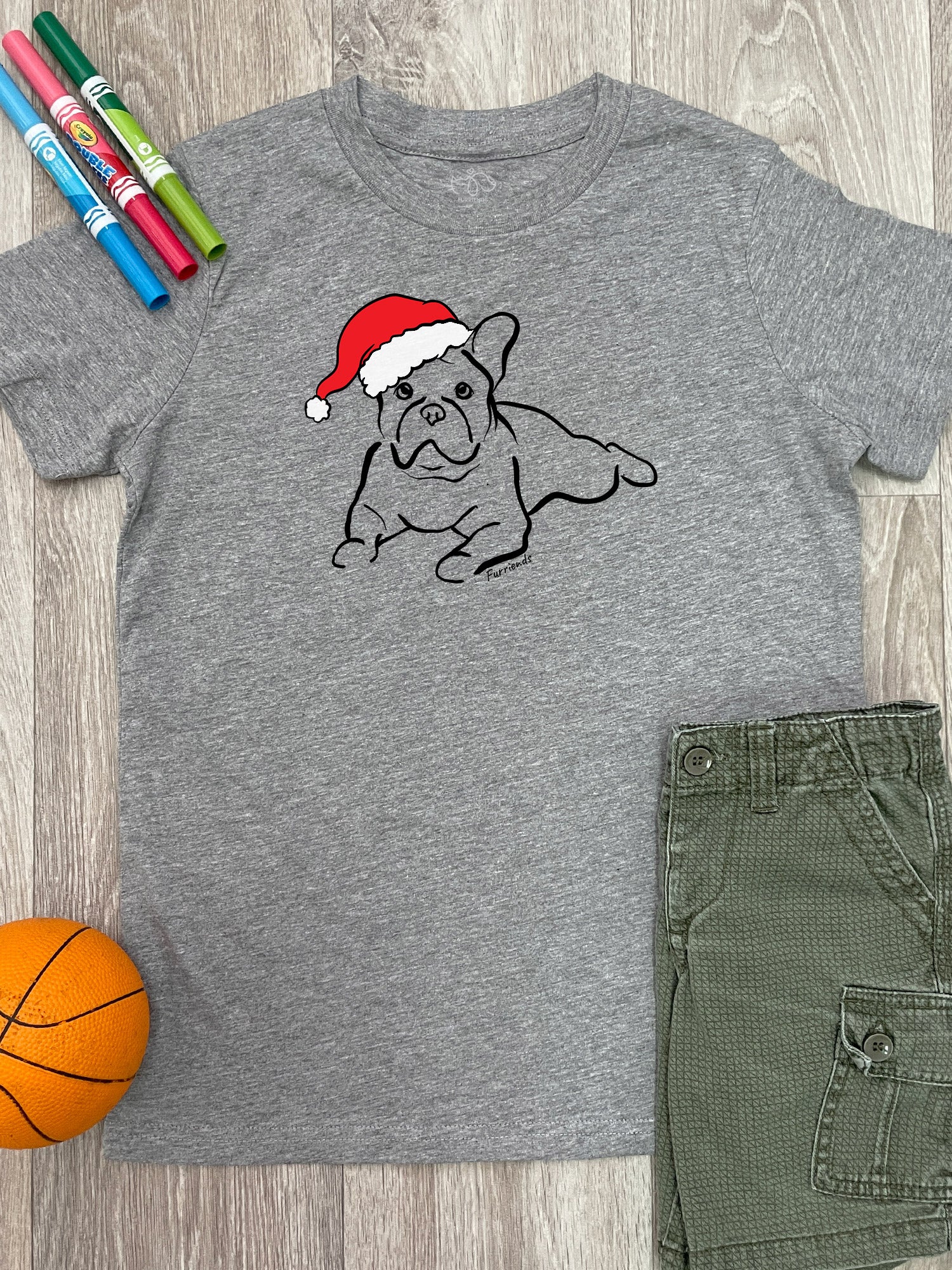 French Bulldog Christmas Edition Youth Tee