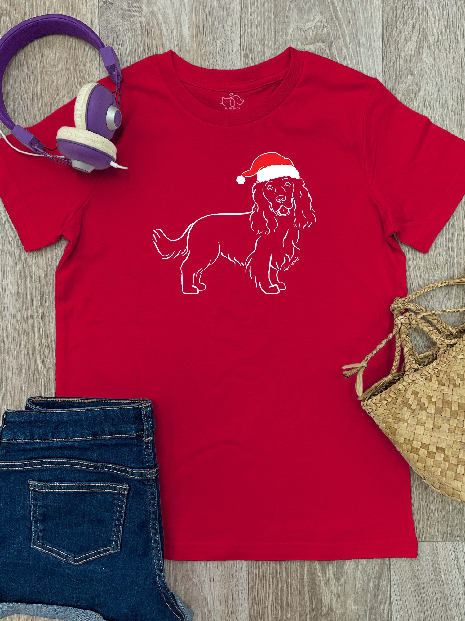 Cocker Spaniel Christmas Edition Youth Tee