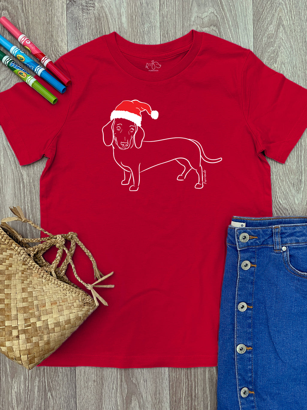 Dachshund Christmas Edition Youth Tee
