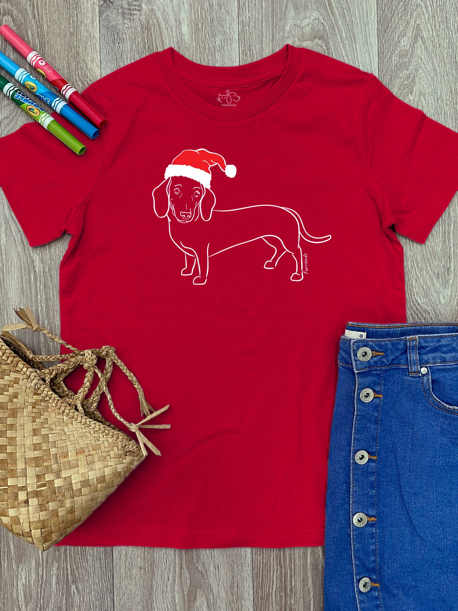 Dachshund Christmas Edition Youth Tee