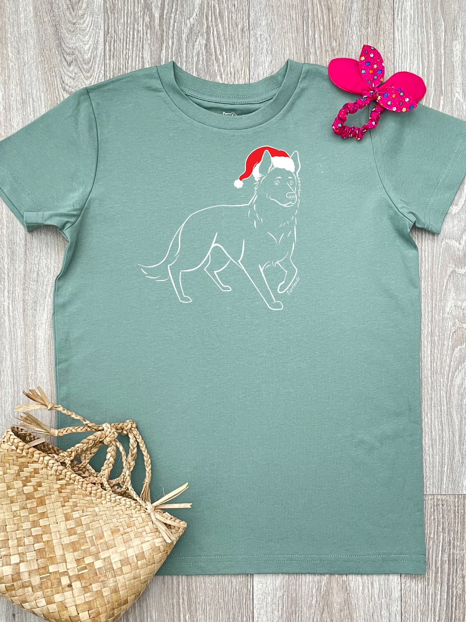 German Shepherd Christmas Edition Youth Tee