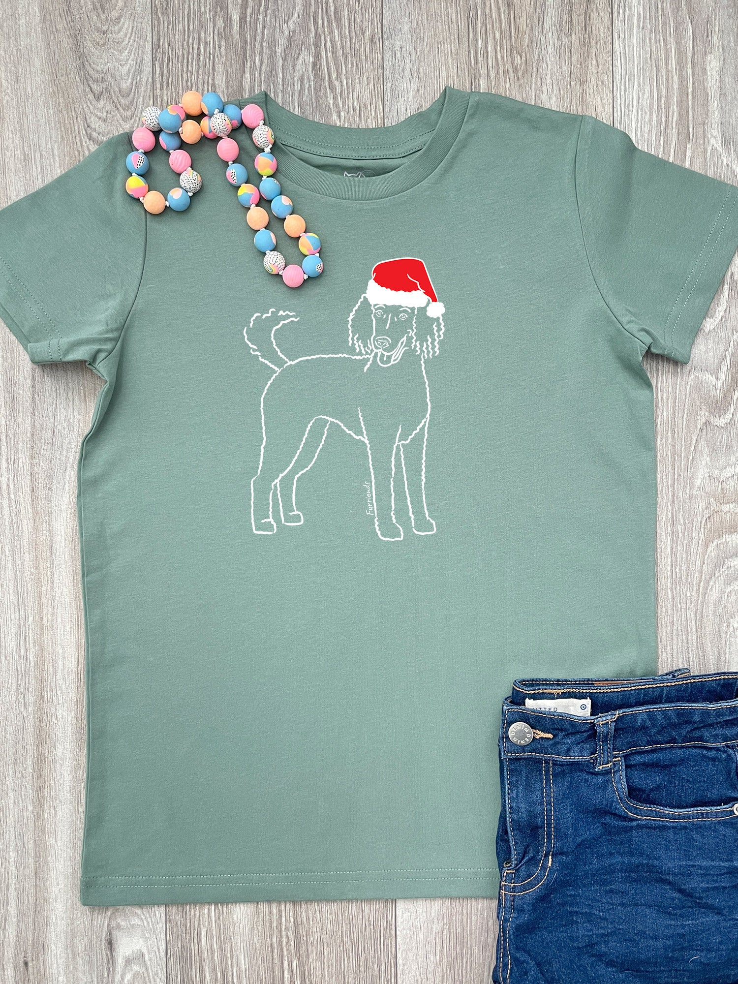 Standard Poodle Christmas Edition Youth Tee