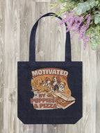 Motivated By Puppies & Pizza Edith Tote