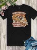 Motivated By Puppies & Pizza Essential Unisex Tee