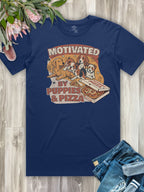 Motivated By Puppies & Pizza Essential Unisex Tee
