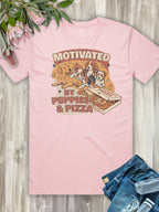 Motivated By Puppies & Pizza Essential Unisex Tee