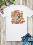 Motivated By Puppies & Pizza Essential Unisex Tee