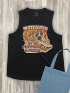 Motivated By Puppies & Pizza Ember Women's Tank