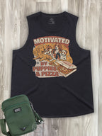 Motivated By Puppies & Pizza Ember Women's Tank