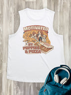 Motivated By Puppies & Pizza Ember Women's Tank
