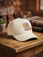 Motivated By Puppies & Pizza Foam Trucker Cap