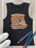 Motivated By Puppies & Pizza Marley Tank